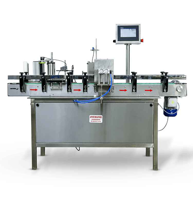 Automatic Round Bottle Sticker Labelling Machine